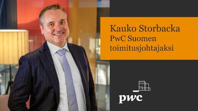 Kauko Storbacka PwC Suomen toimitusjohtajaksi